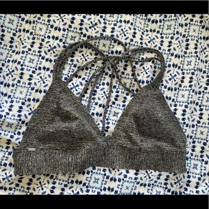 “Pink” gray bralette